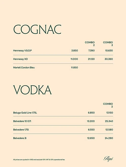 Signature menu 4